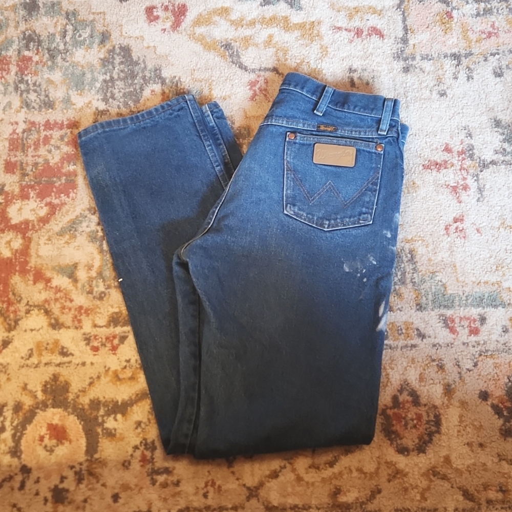 WRANGLER- Men's straight blue Jeans, size 33x36